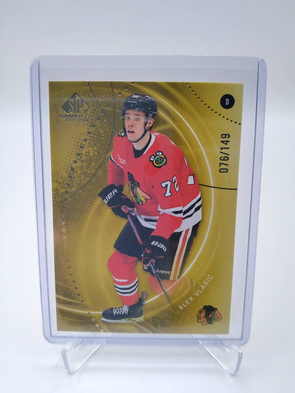 2025-26 SP Game Used Alex Vlasic Gold 076/149