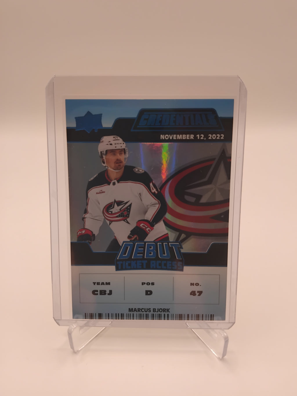 2022-23 Credentials Marcus Bjork 63/99