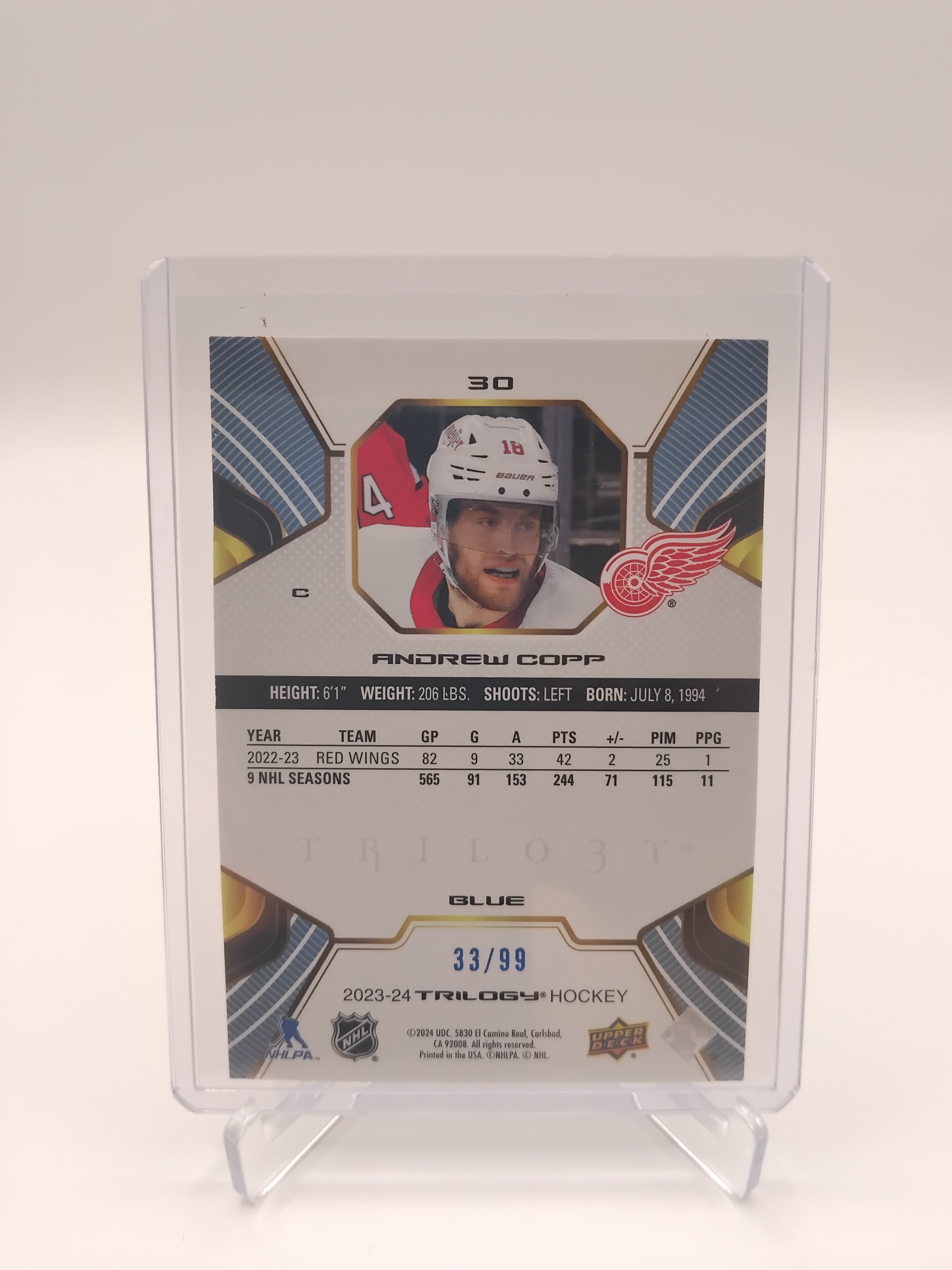 2023-24 Trilogy Andrew Copp Blue 33/99