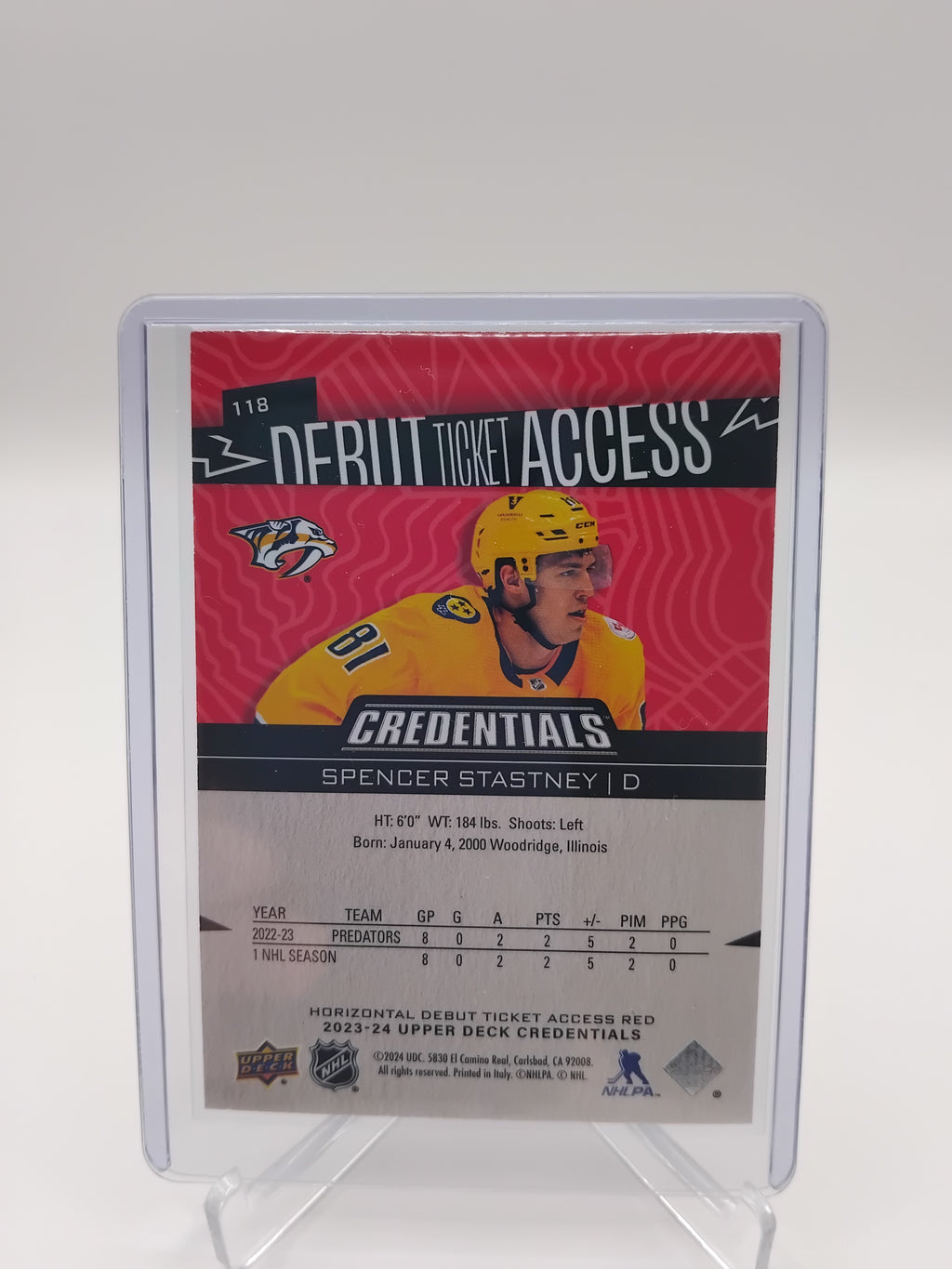 2023-24 Credentials Spencer Statsney 048/125