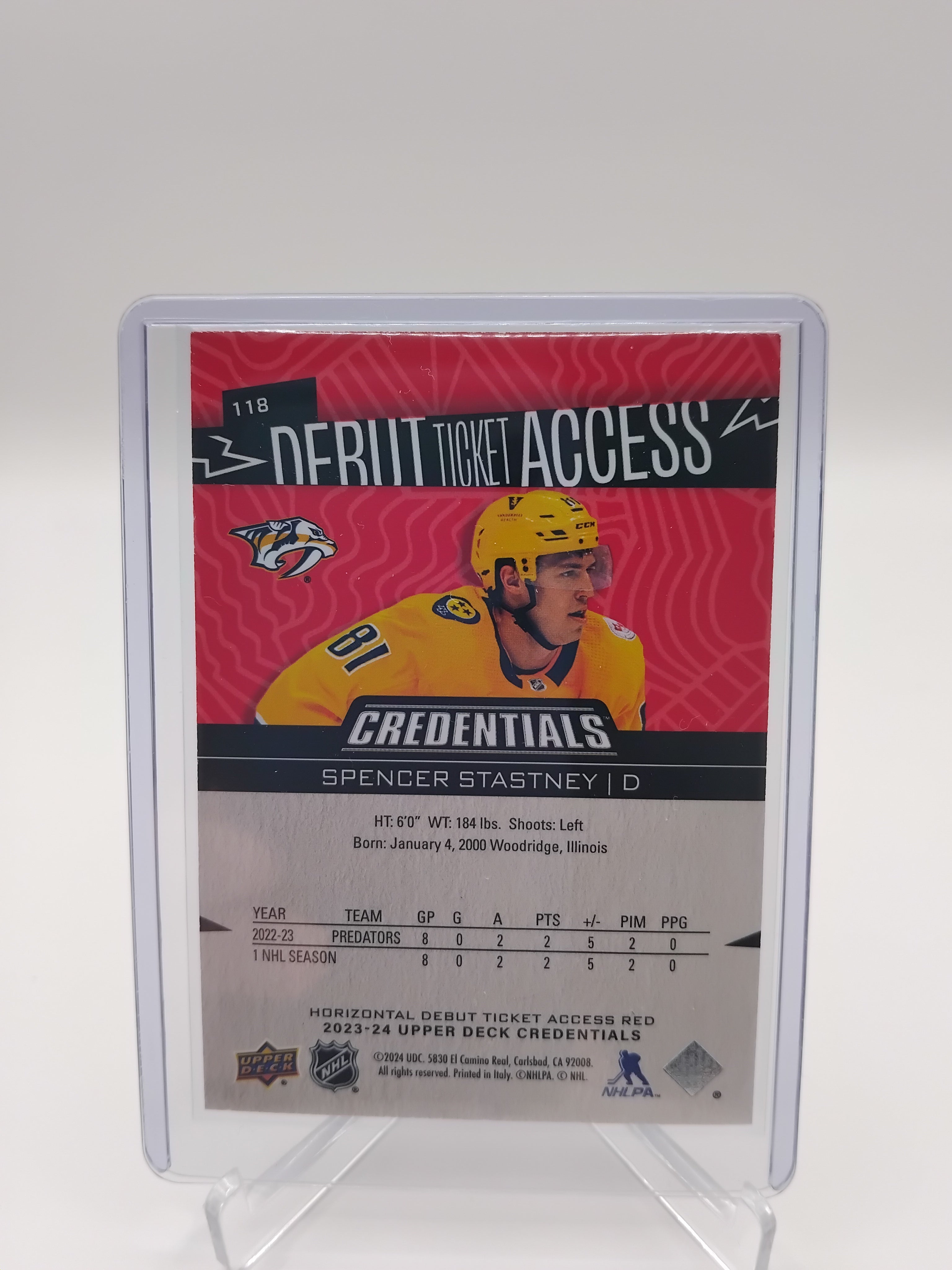 2023-24 Credentials Spencer Statsney 048/125
