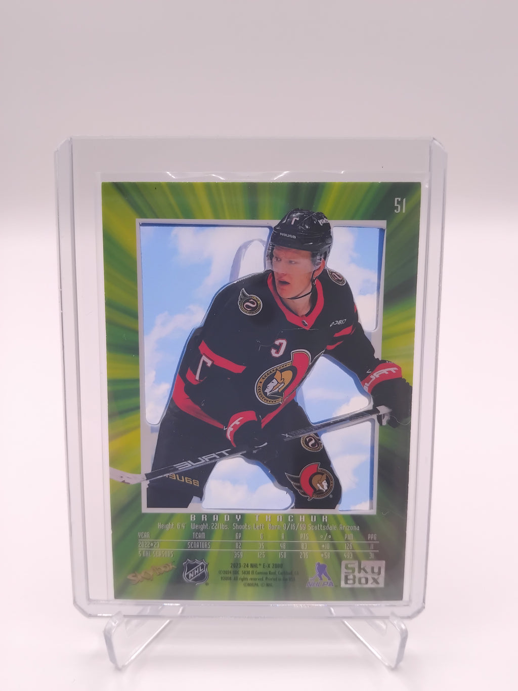 2023-24 Skybox EX-2000 Brady Tkachuk