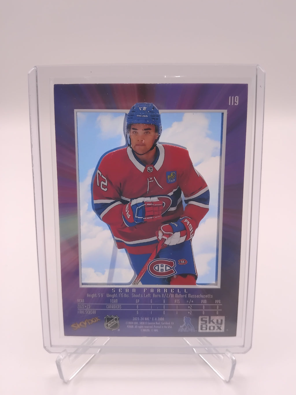 2023-24 Skybox EX-2000 Sean Farrell