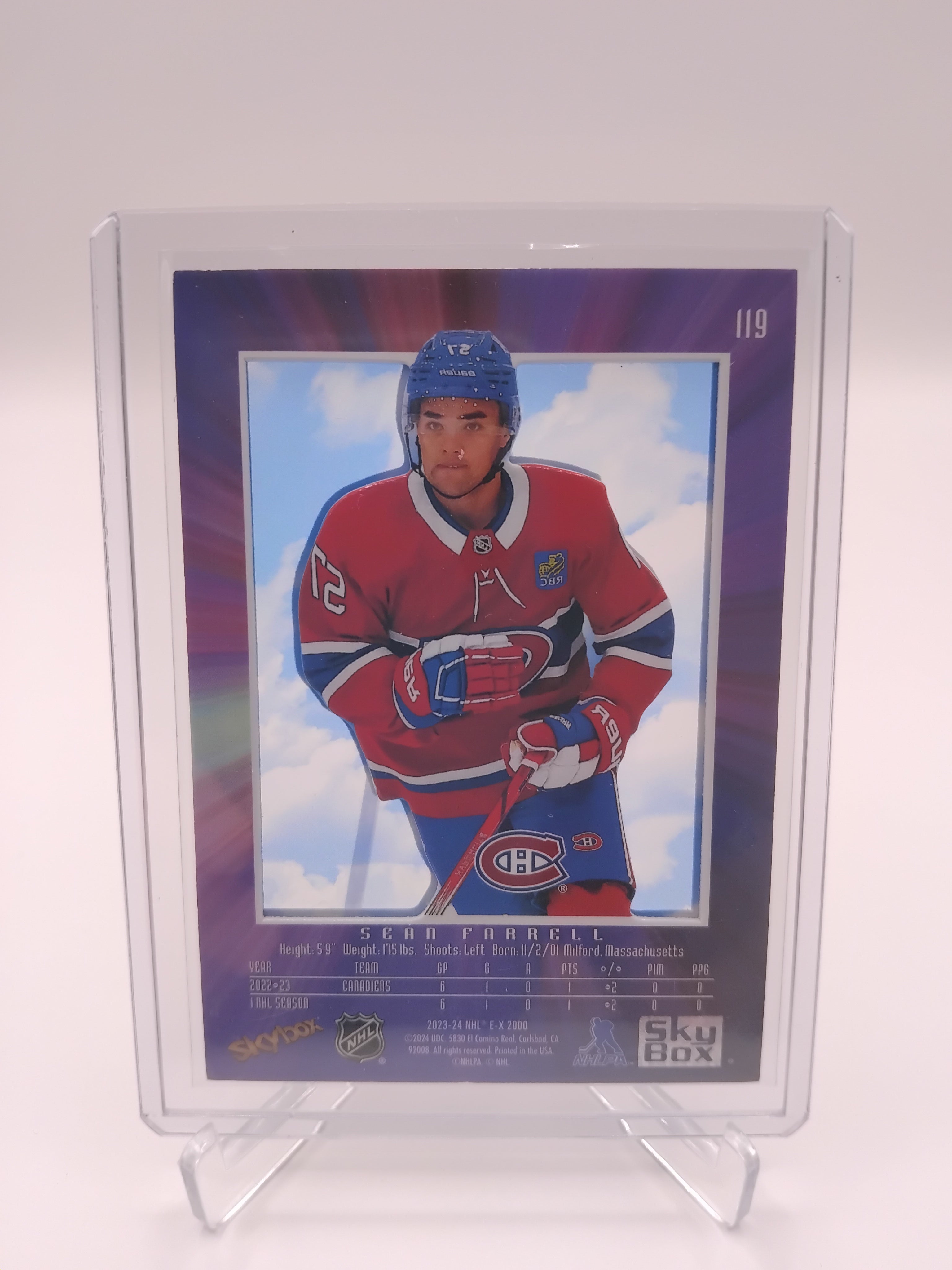 2023-24 Skybox EX-2000 Sean Farrell