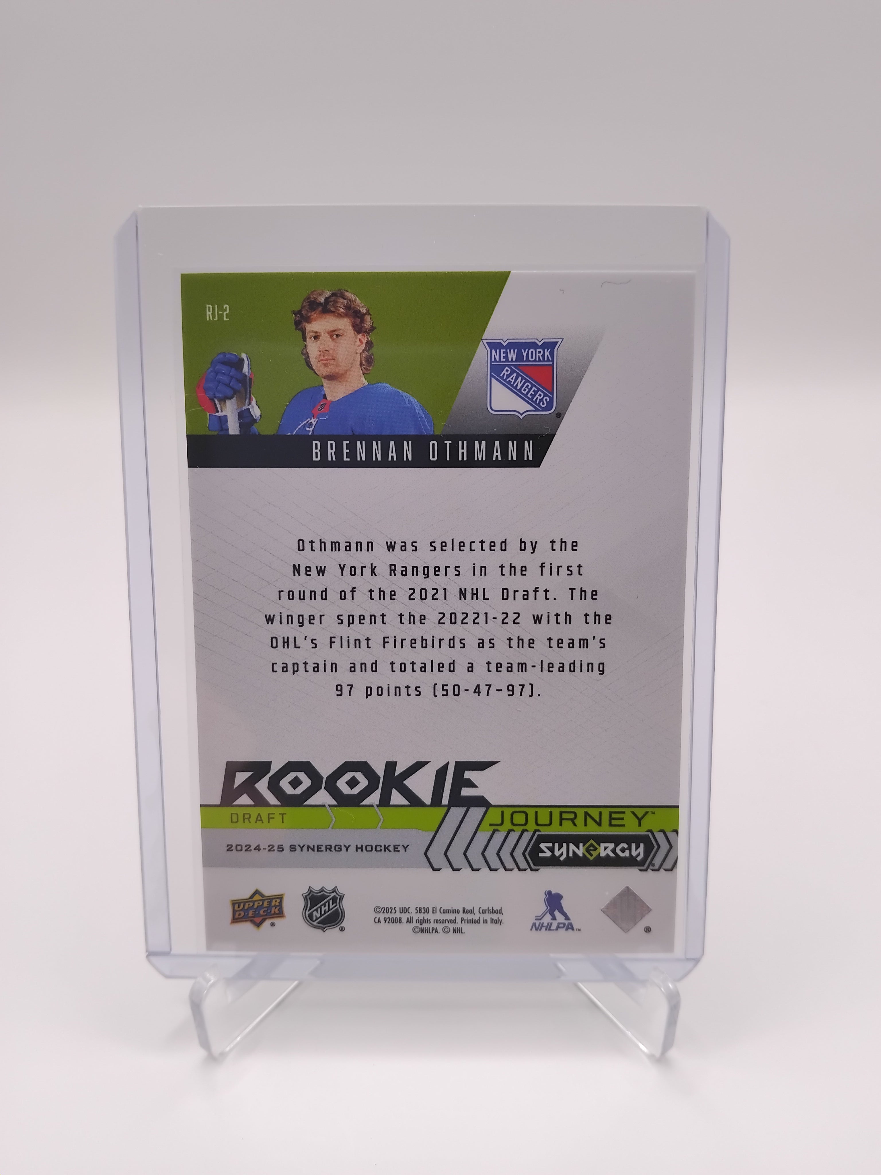 2024-25 Synergy Brennan Othmann Rookie Draft 185/199