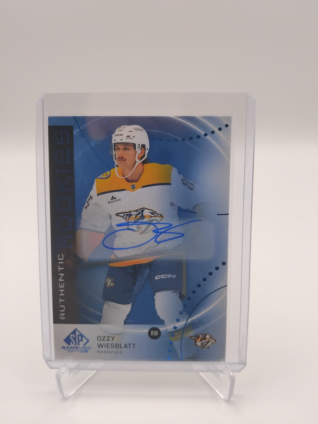 2025-26 SP Game Used Ozzy Wiesblatt Auto