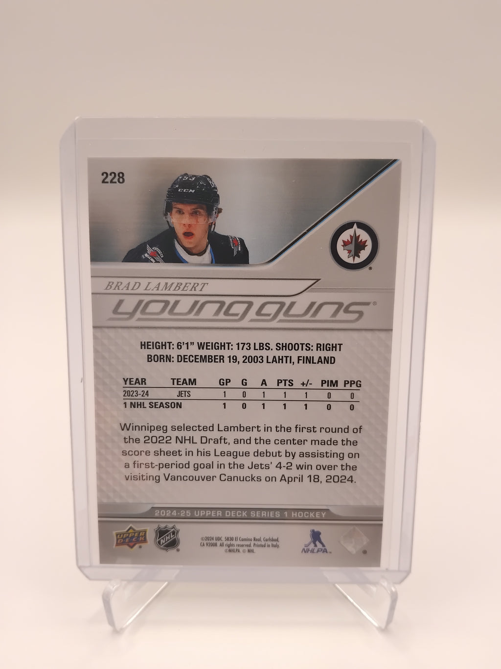 2024-25 Series 1 Brad Lambert Young Guns