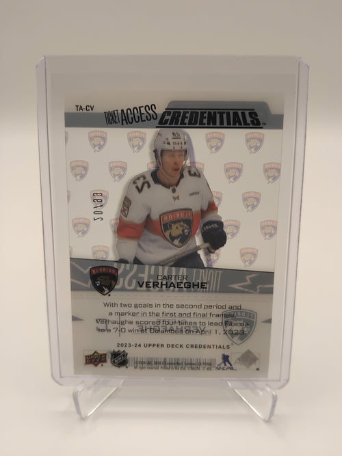 2023-24 Credentials Carter Verhaeghe 20/99