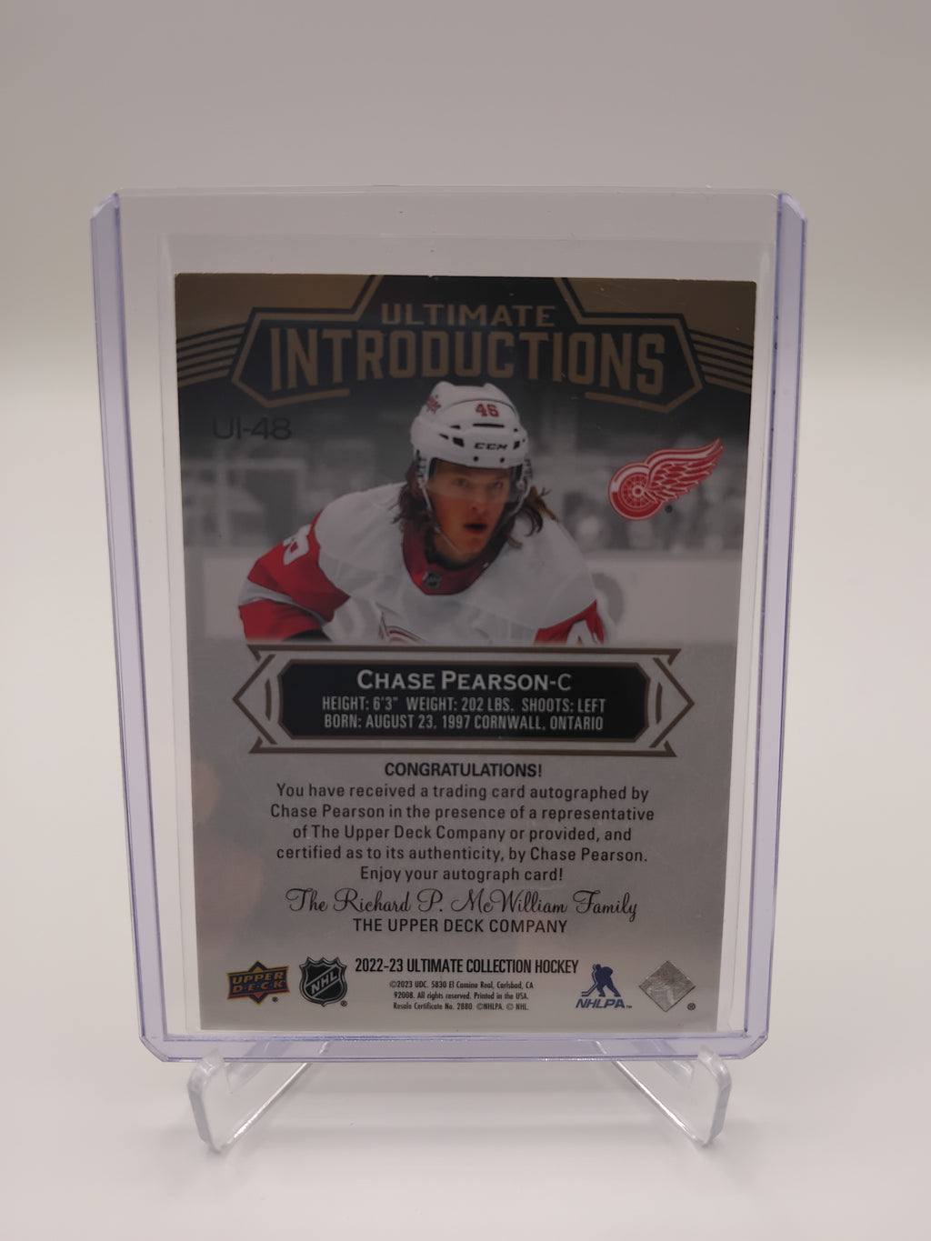 2022-23 Ultimate Chase Pearson Auto