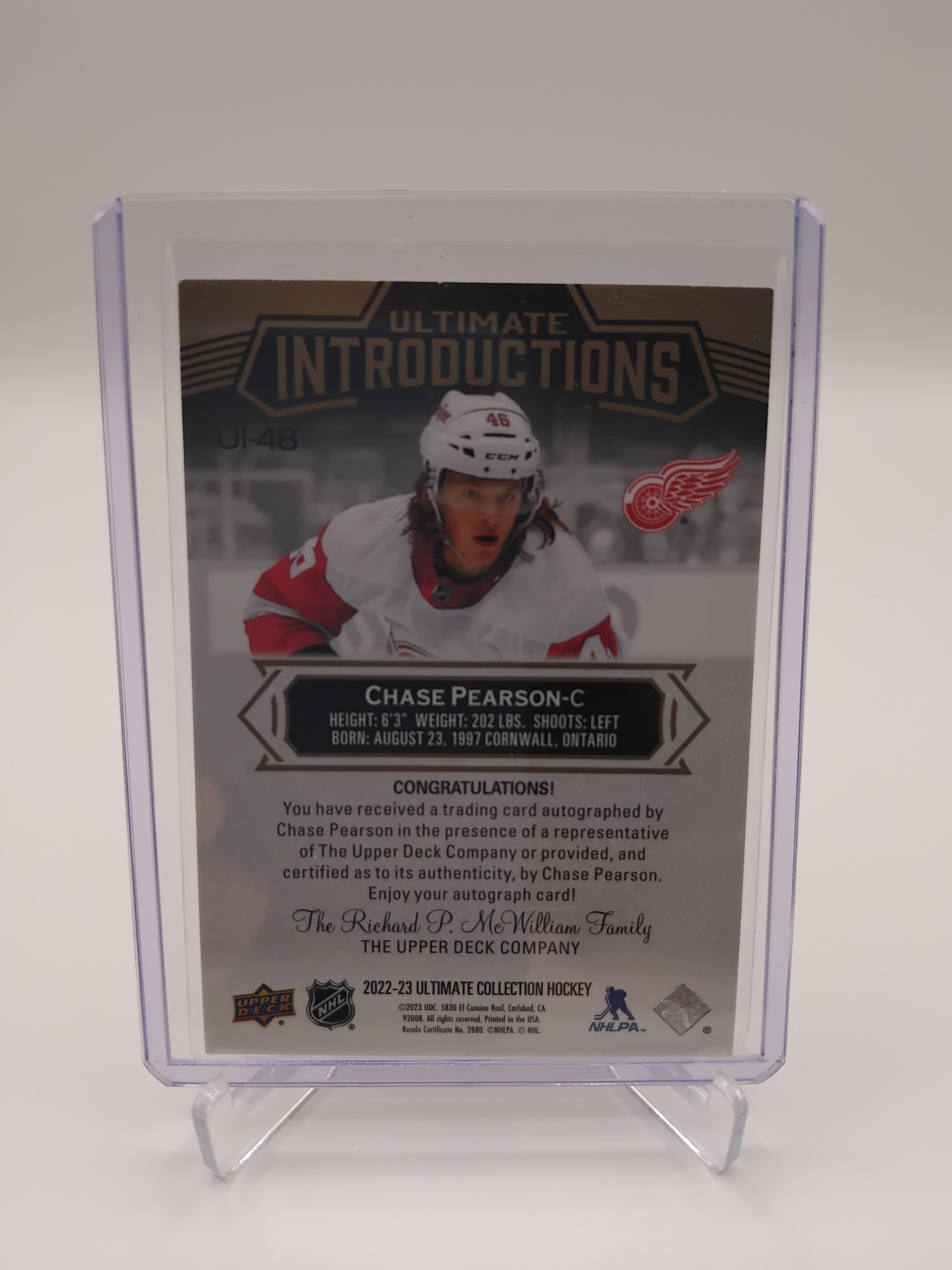 2022-23 Ultimate Chase Pearson Auto