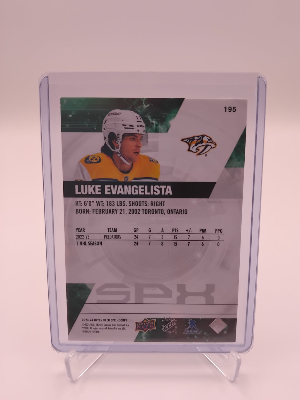 2023-24 SPX Luke Evangelista /299