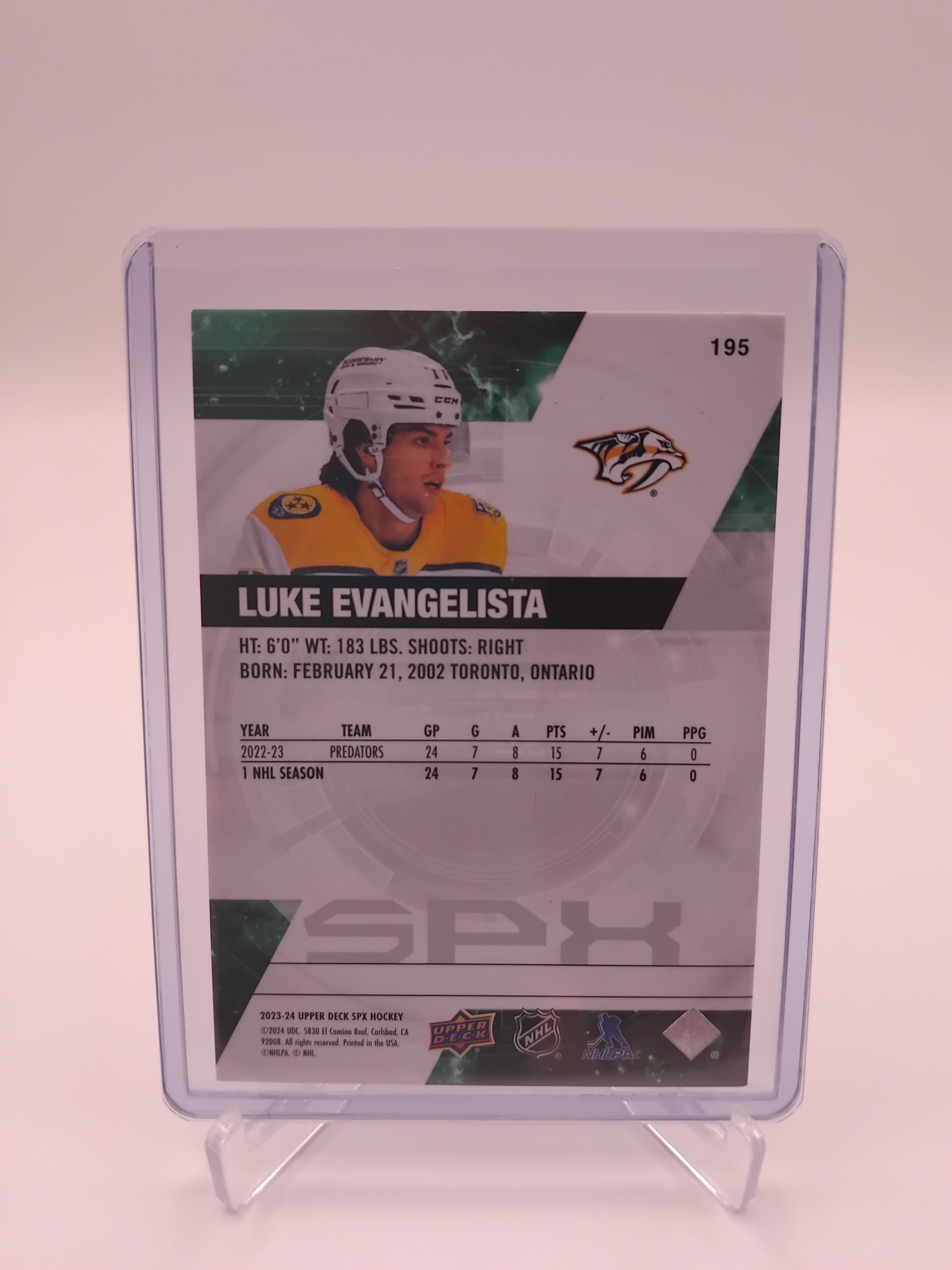 2023-24 SPX Luke Evangelista /299
