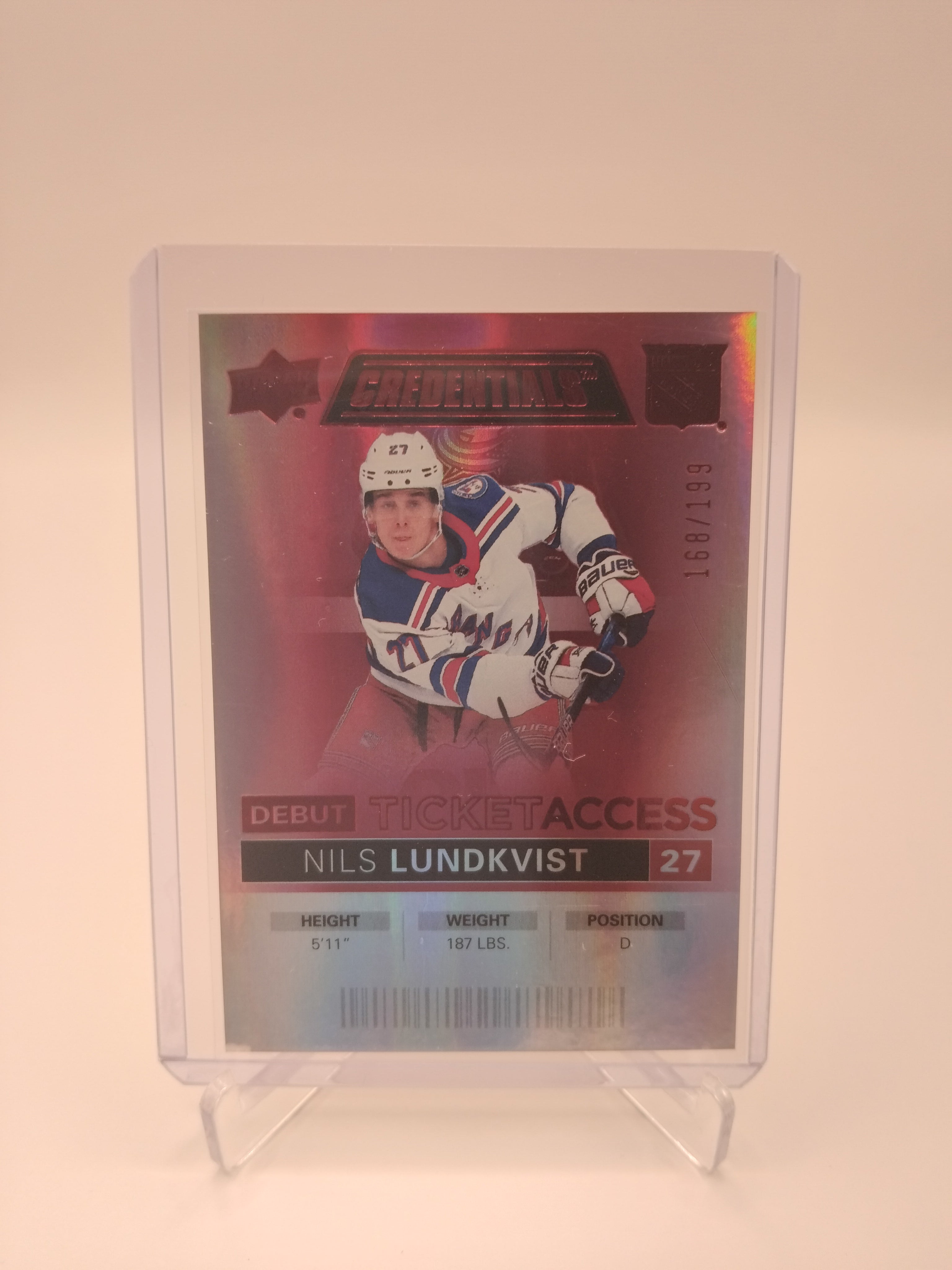2021-22 Credentials Nils Lundkvist 168/199