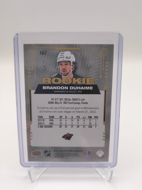 2021-22 Stature Brandon Duhaime 071/149