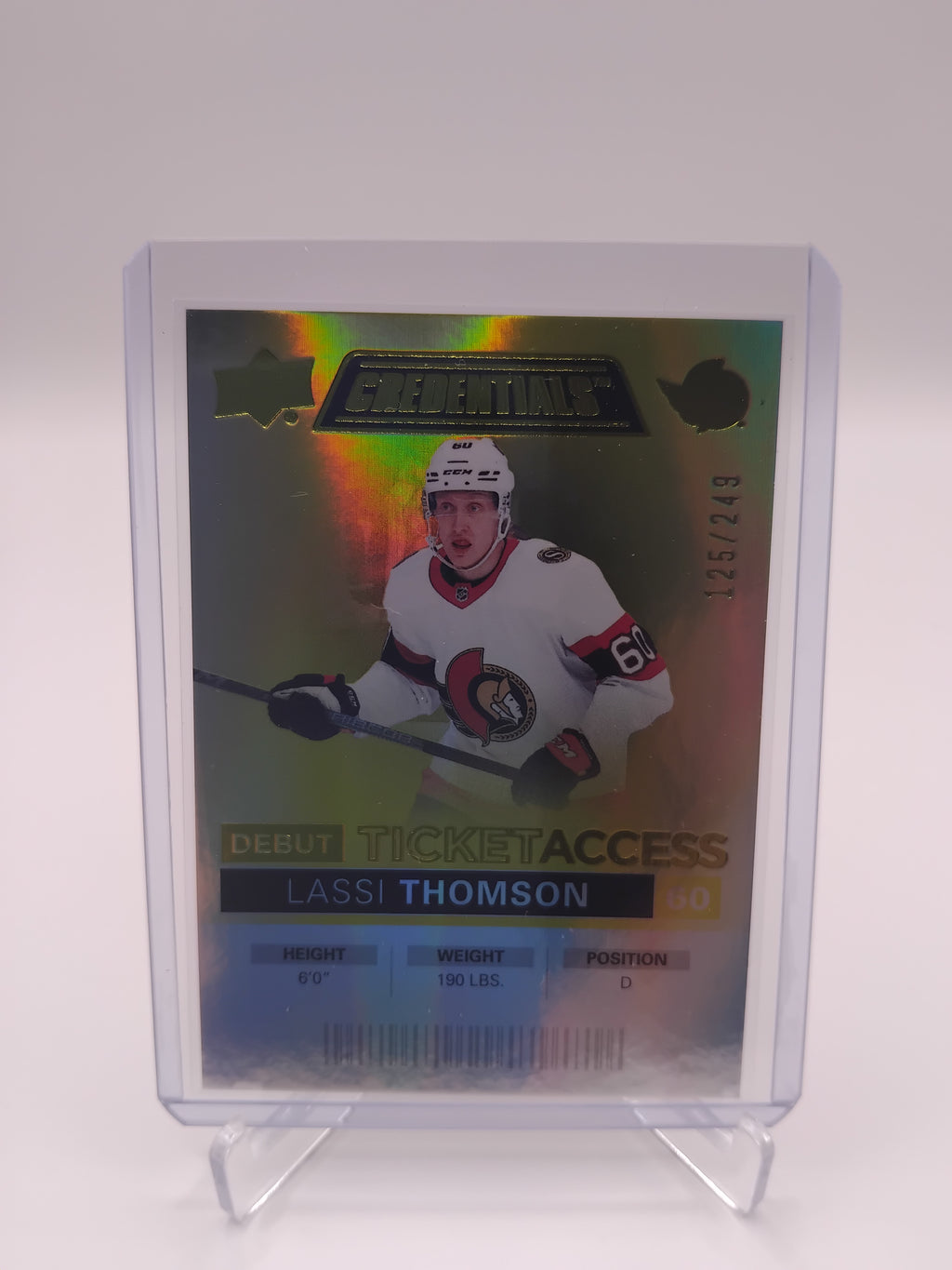 2021-22 Credentials Lassi Thomson 125/249