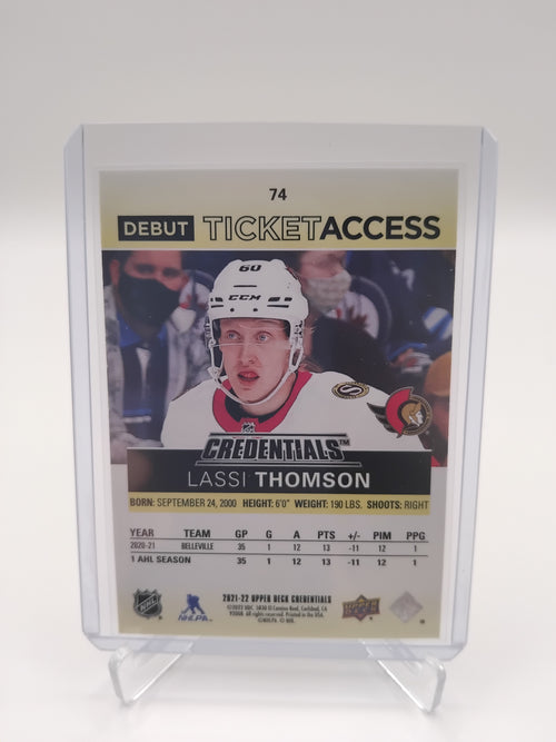 2021-22 Credentials Lassi Thomson 125/249