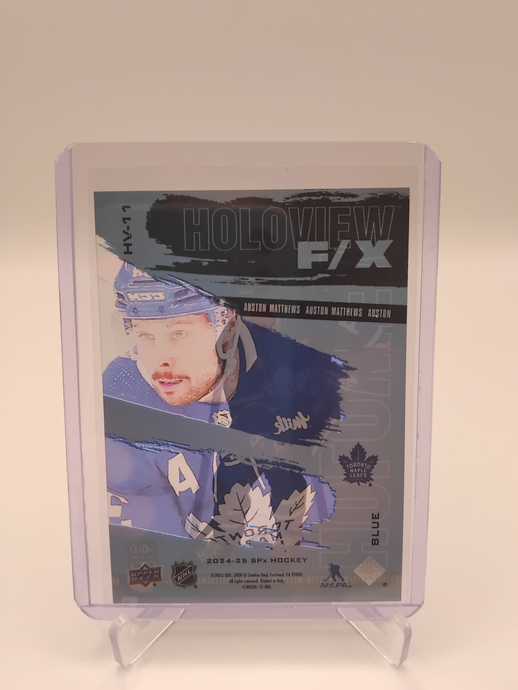 2024-25 SPX Auston Matthews Blue 339/399