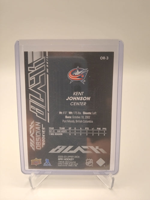 2022-23 SPX Kent Johnson Obsidian Rookies 186/499