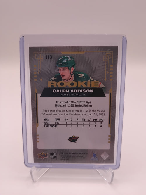 2021-22 Stature Calen Addison 18/75