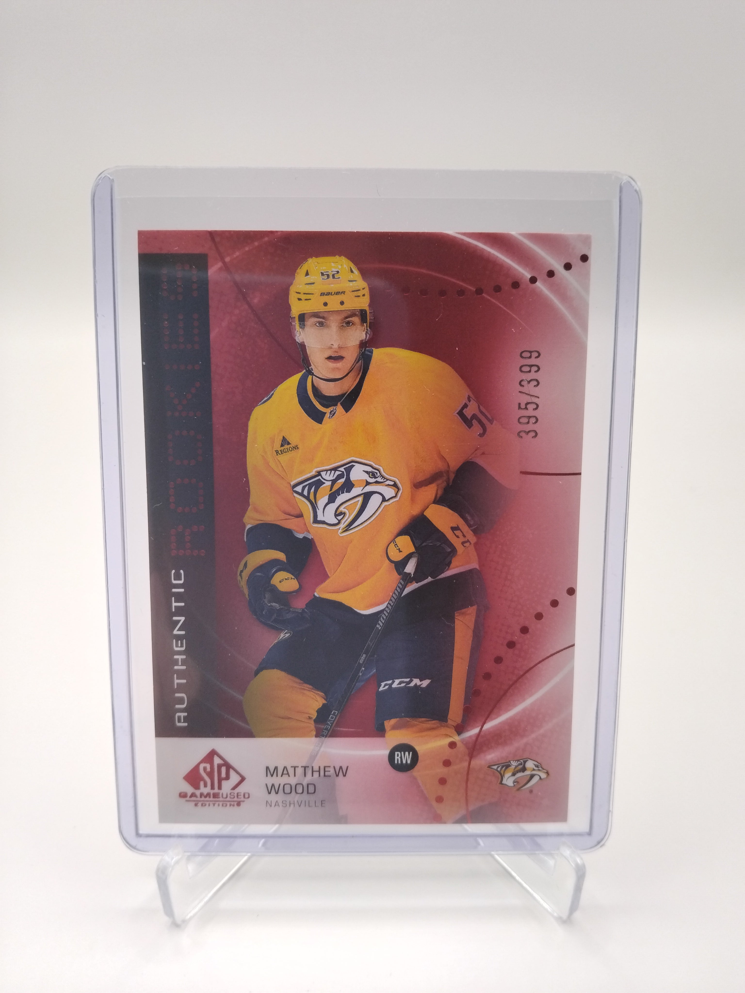 2025-26 SP Game Used Matthew Wood 395/399