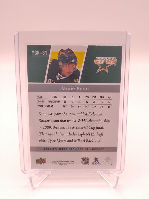 2024-25 Series 1 Jamie Benn Young Guns Throwback