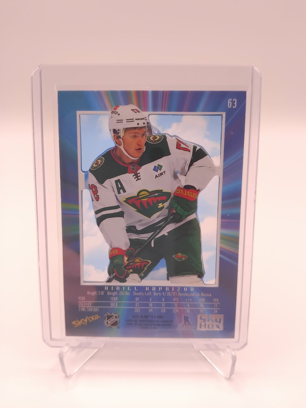 2023-24 Skybox EX-2000 Kirill Kaprizov