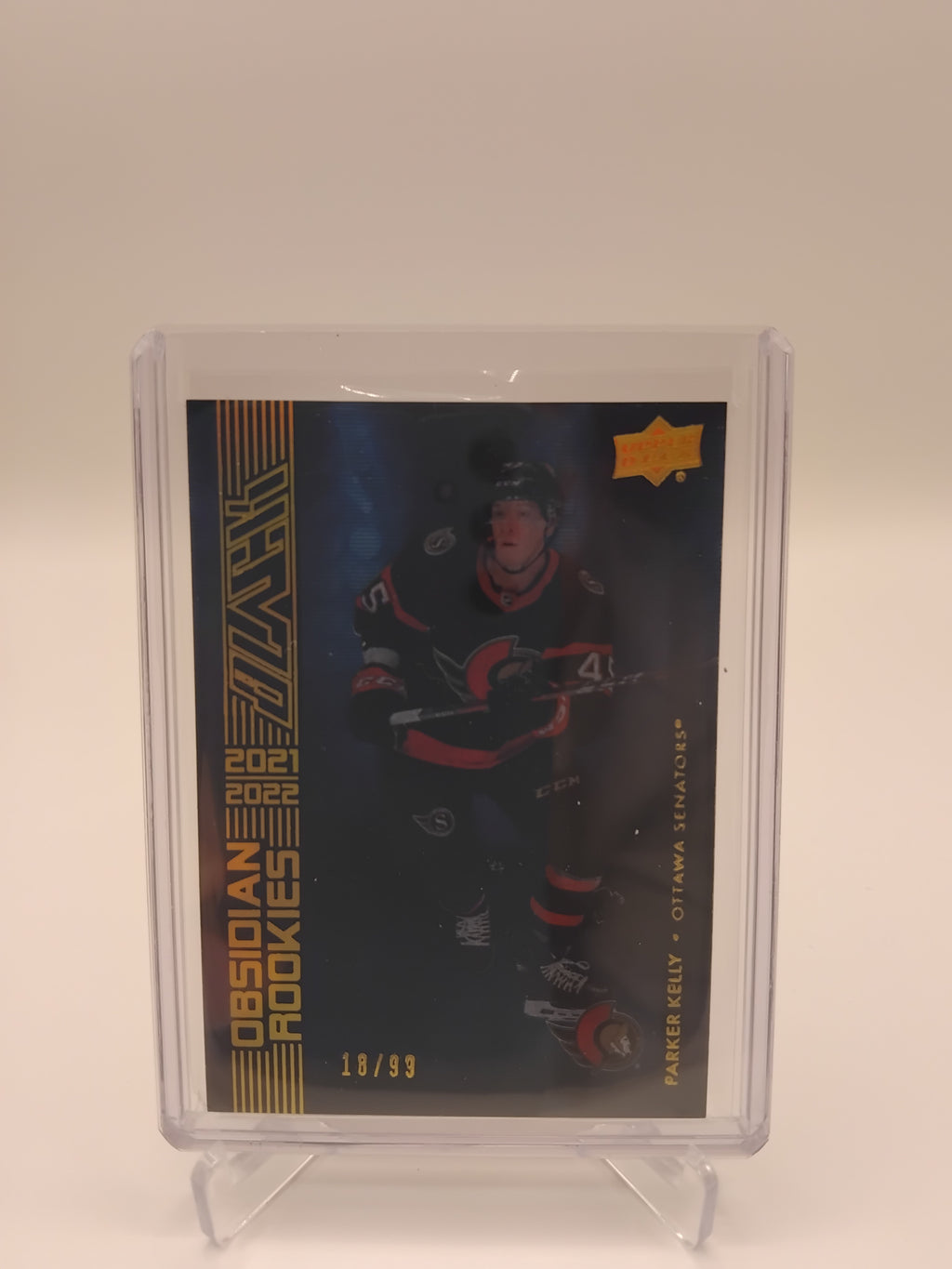 2021-22 Black Parker Kelly Obsidian Rookies 18/99