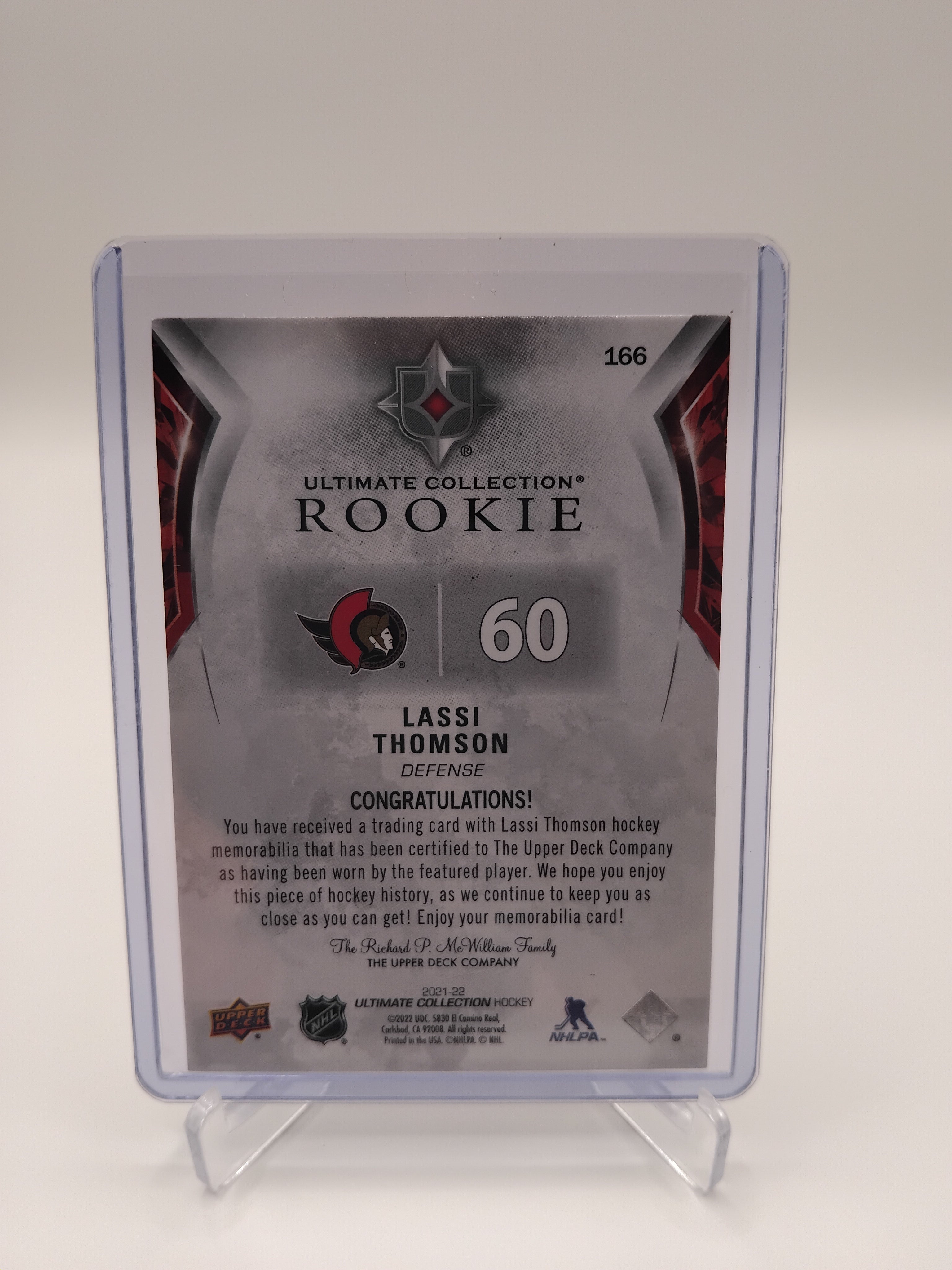 2021-22 Ultimate Lassi Thompson Jersey 311/699