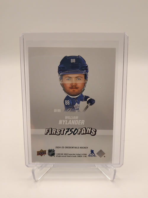 2024-25 Credentials William Nylander First 750 Fans Bobblehead
