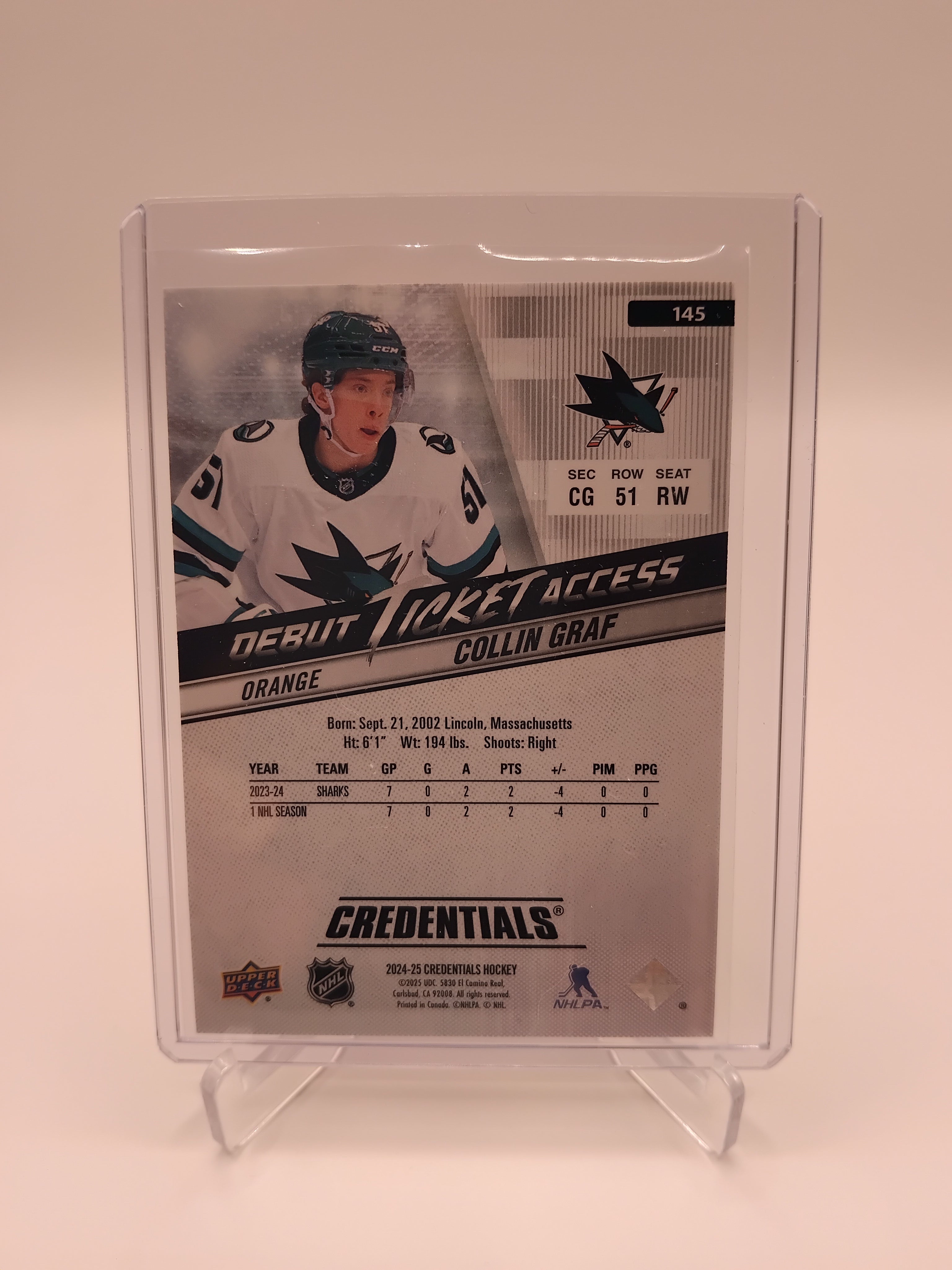2024-25 Credentials Colin Graf 174/199