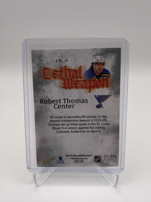 2025-26 Metal Universe Robert Thomas Lethal Weapon