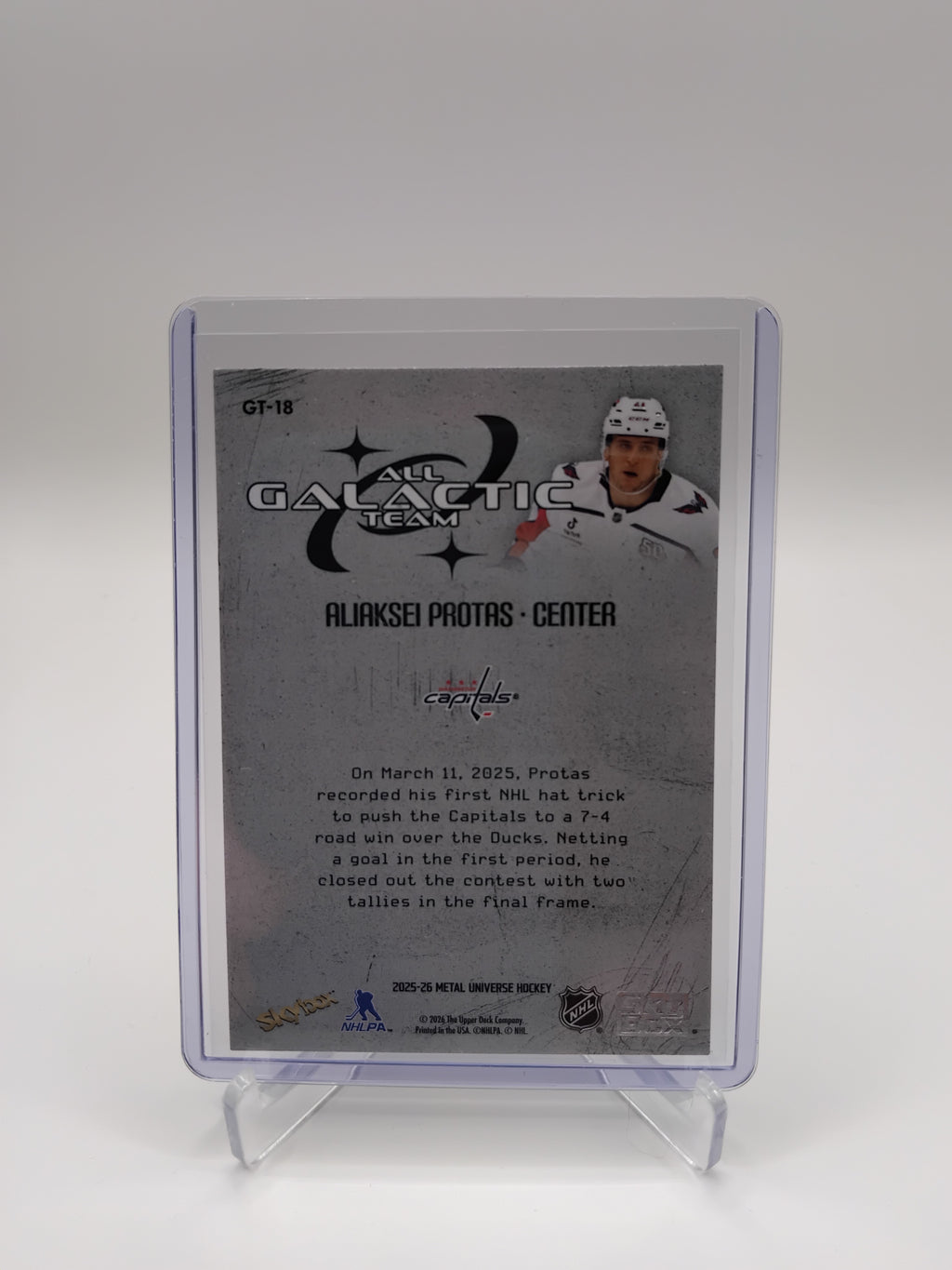 2025-26 Metal Universe Aliaksei Protas All Galactic Team