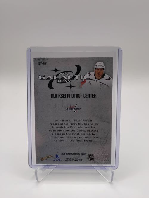 2025-26 Metal Universe Aliaksei Protas All Galactic Team