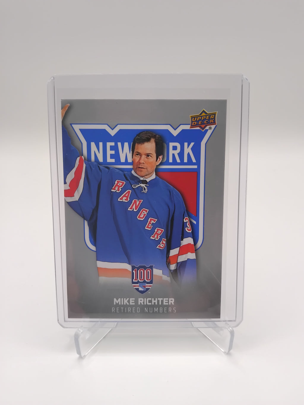 2025-26 Rangers Centennial Mike Richter Retired Numbers