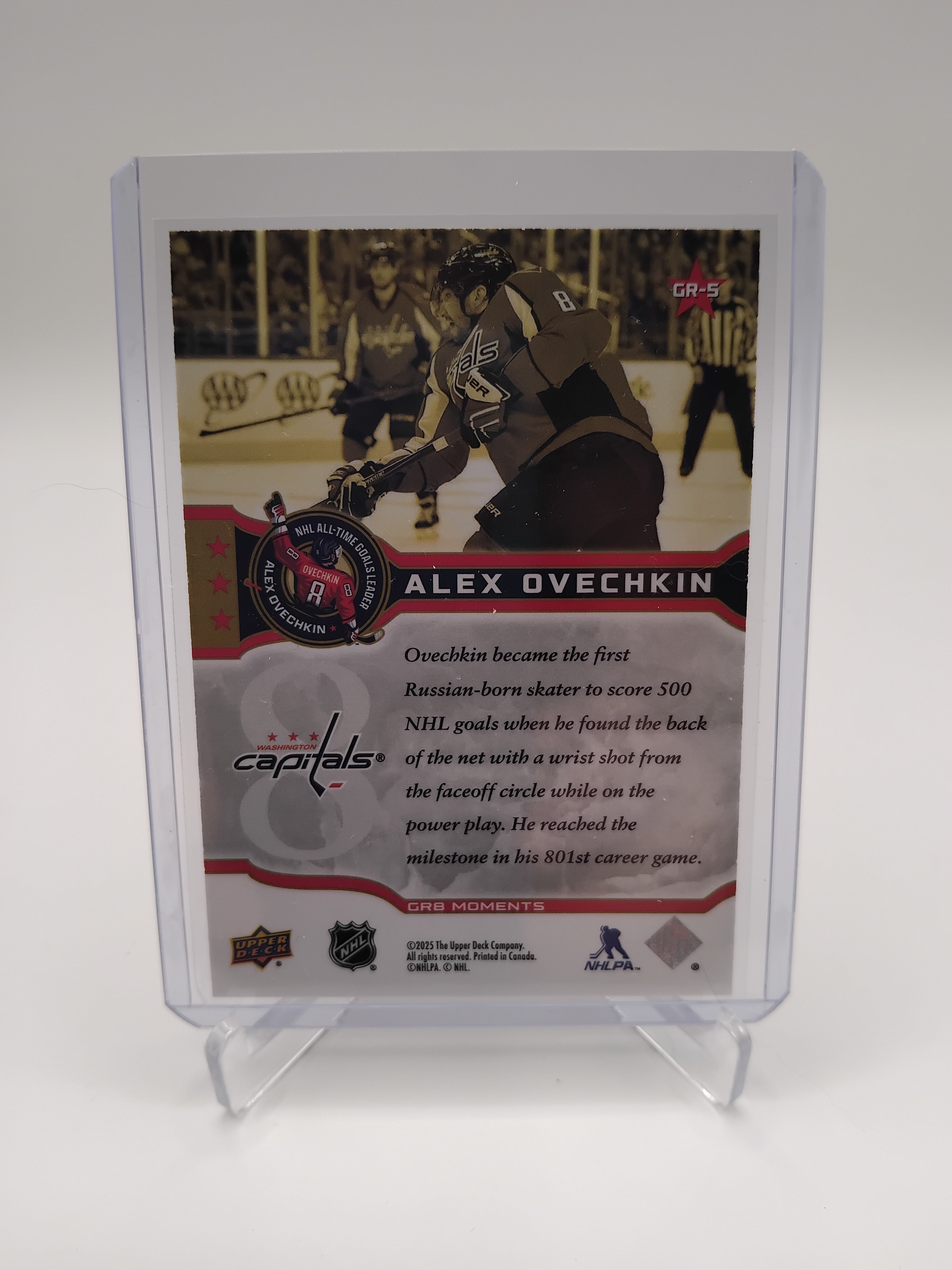 2025 GR8 Moments Ovechkin Scores His 500th