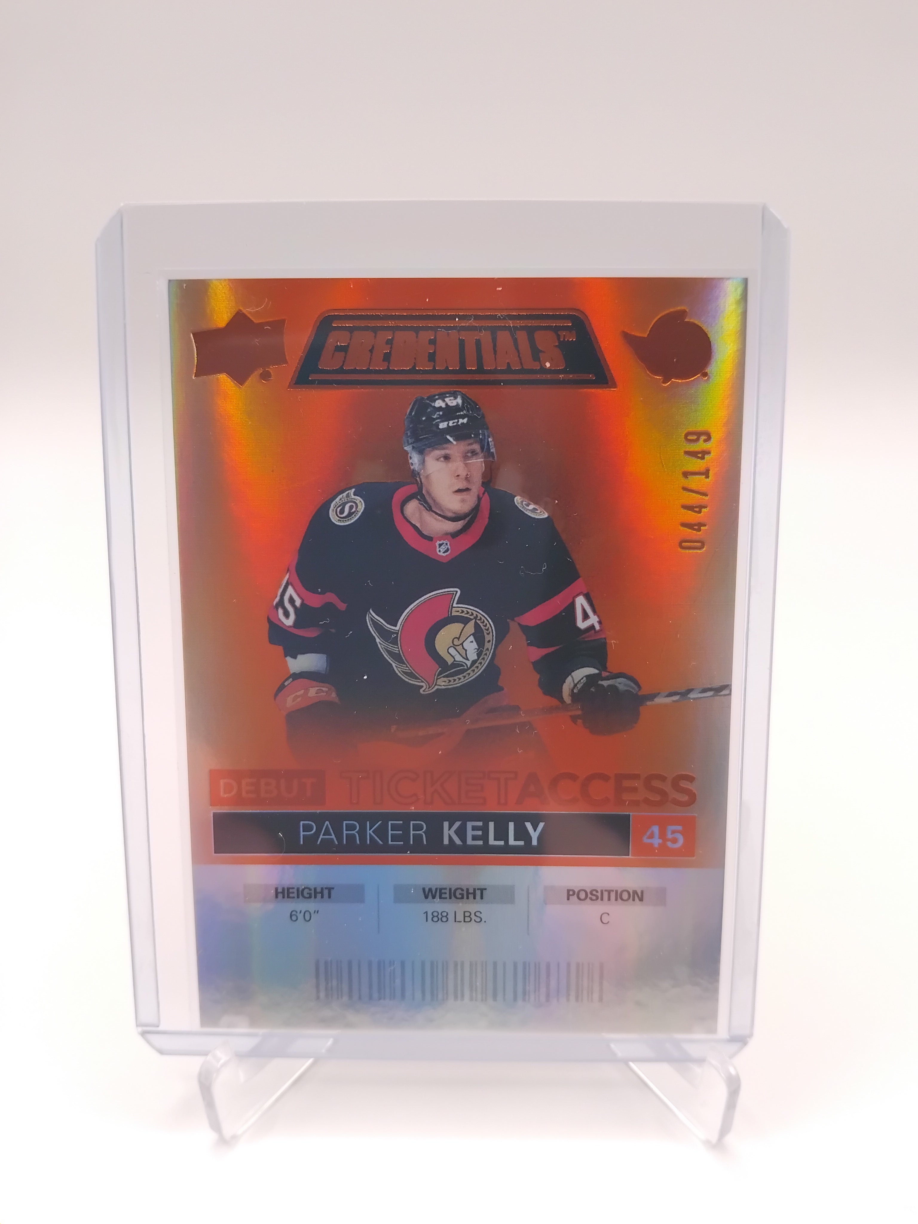 2021-22 Credentials Parker Kelly 044/149