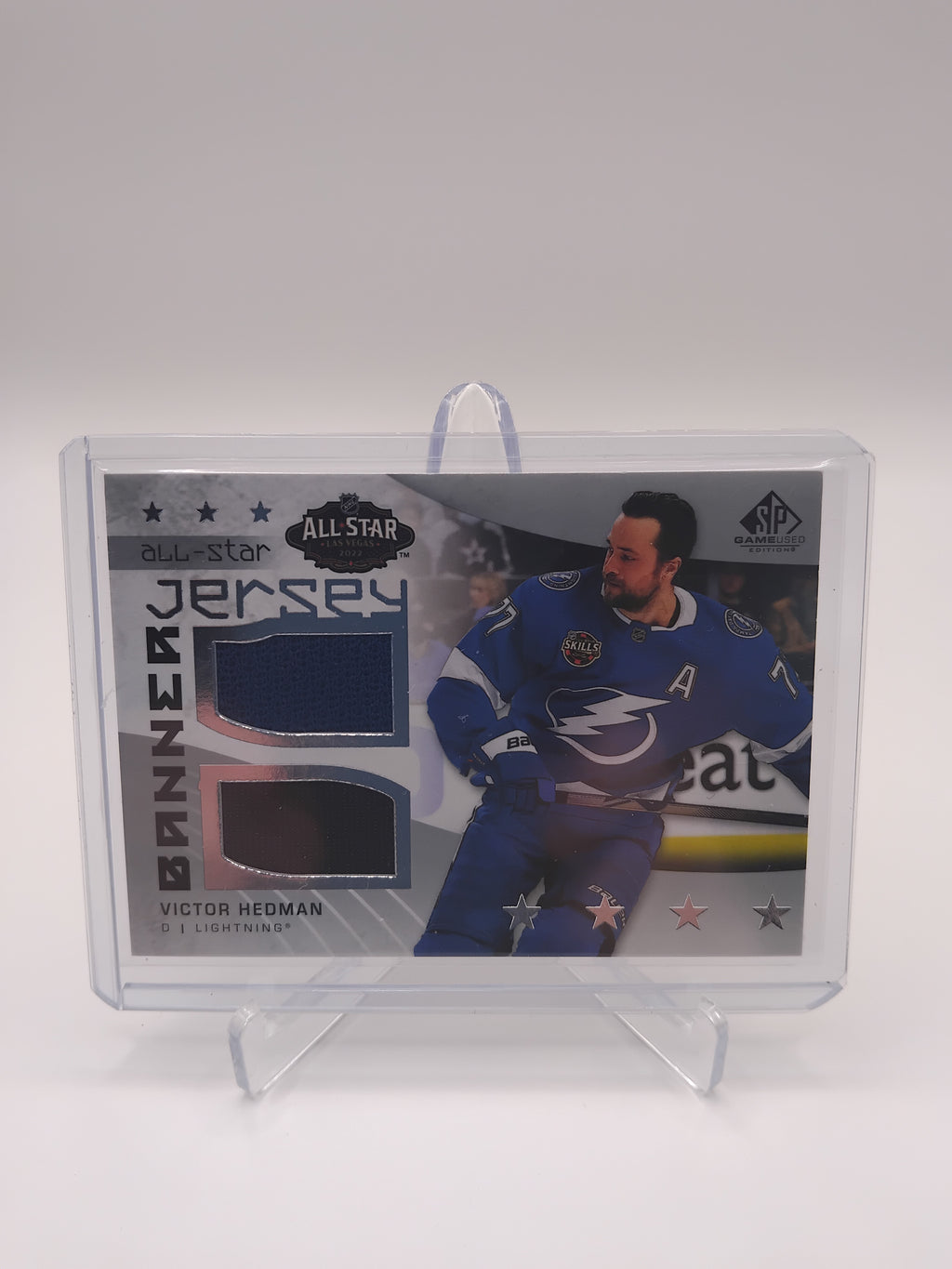 2022-23 SP Game Used Victor Hedman Banner Year