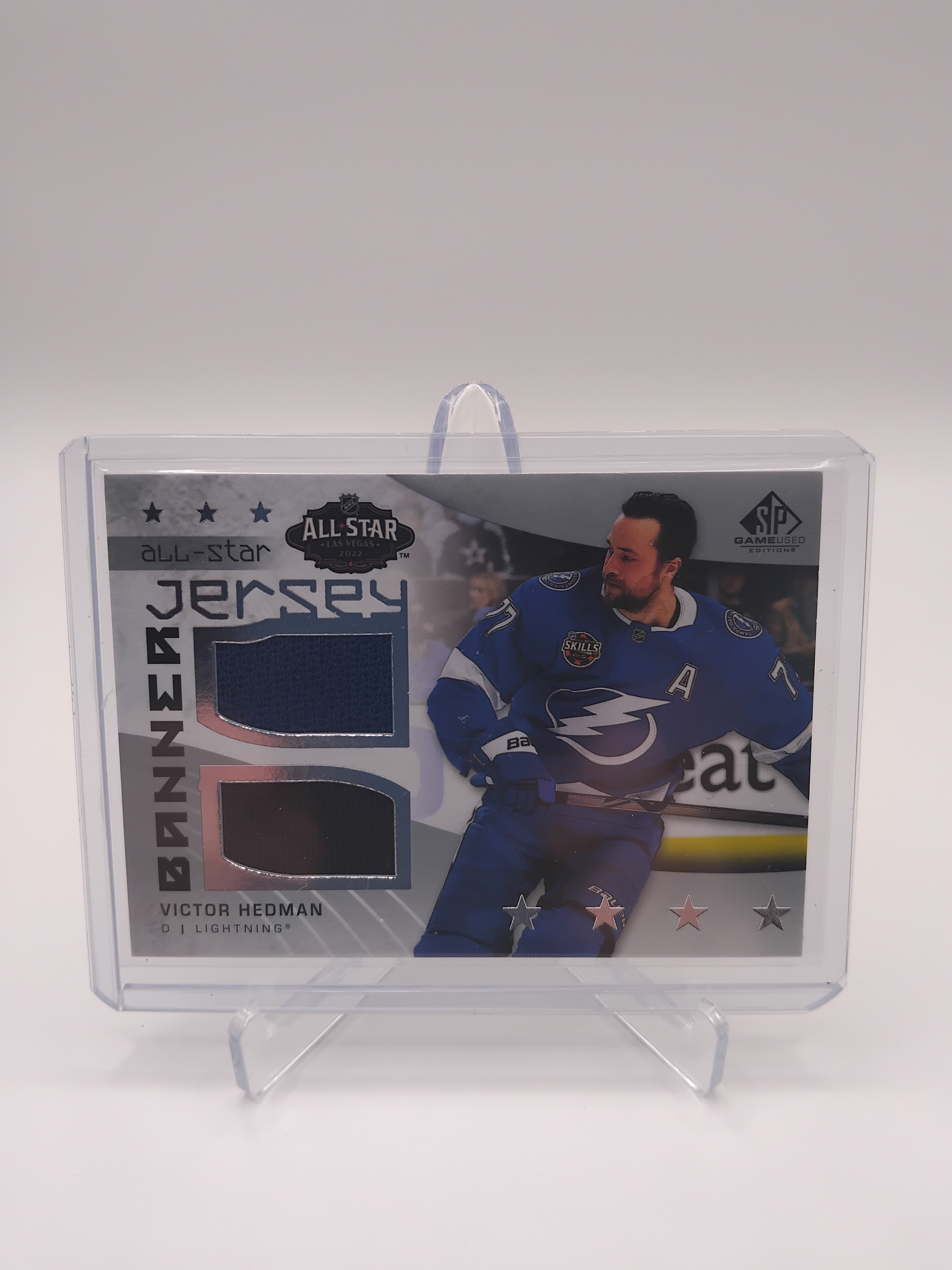 2022-23 SP Game Used Victor Hedman Banner Year