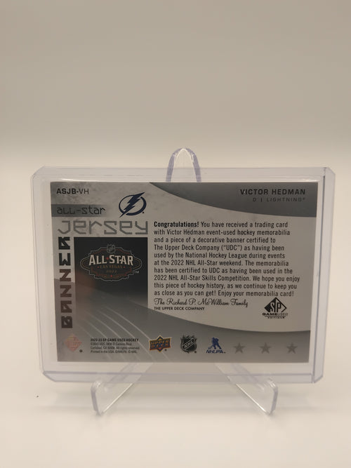 2022-23 SP Game Used Victor Hedman Banner Year
