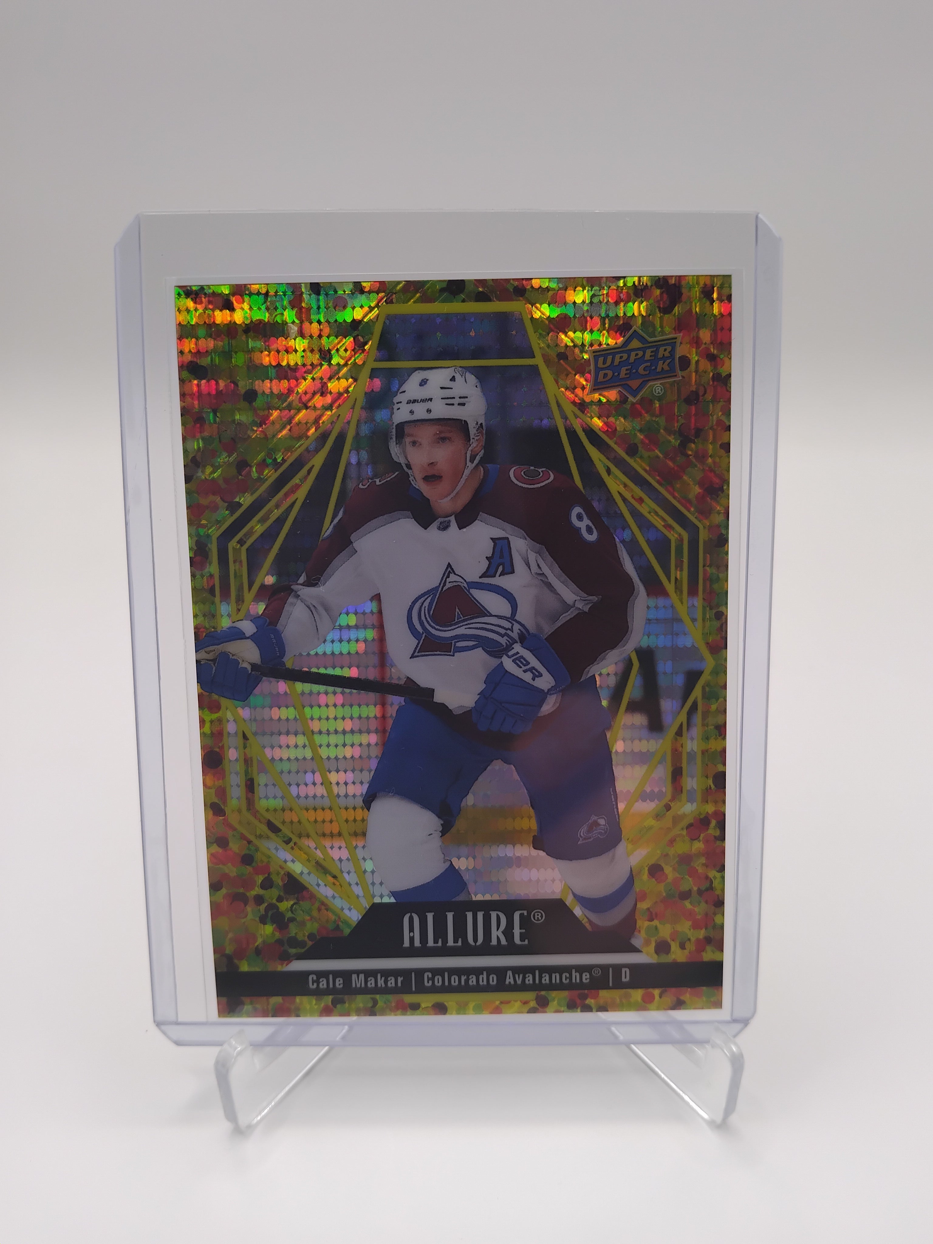 2022-23 Allure Cale Makar Gold Glitterbomb 057/199