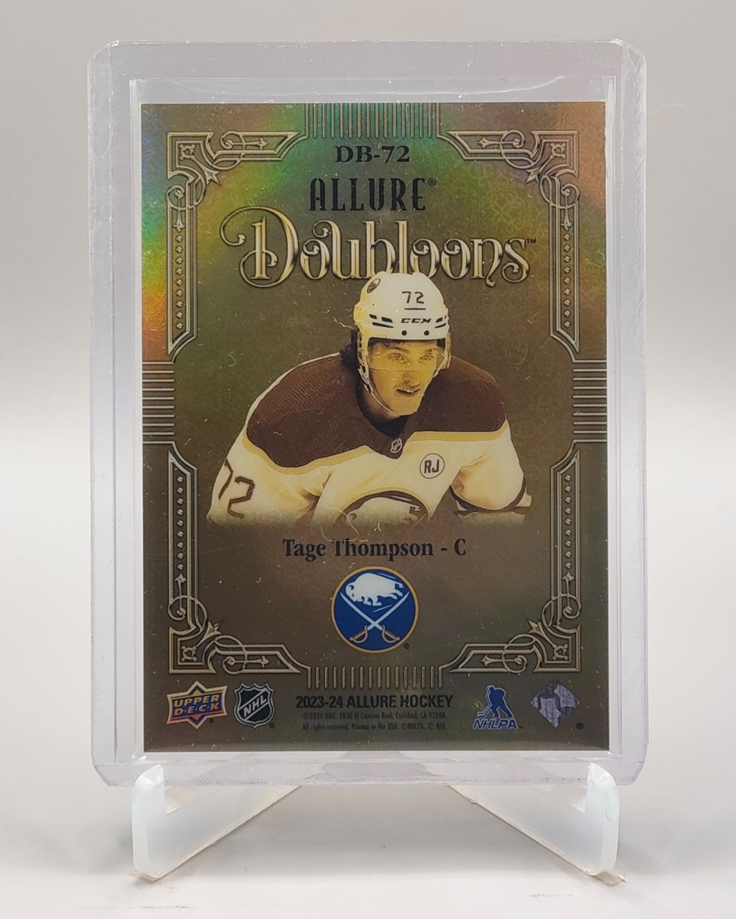 2023-24 Upper Deck Allure #DB-72 Tage Thompson Doubloons