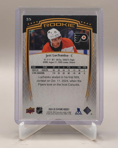 2024-25 Upper Deck Stature #35 Jett Luchanko #/999