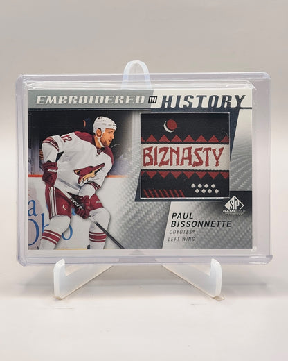 2021-22 SP Game Used #62 Paul Bissonnette Embroidered in History