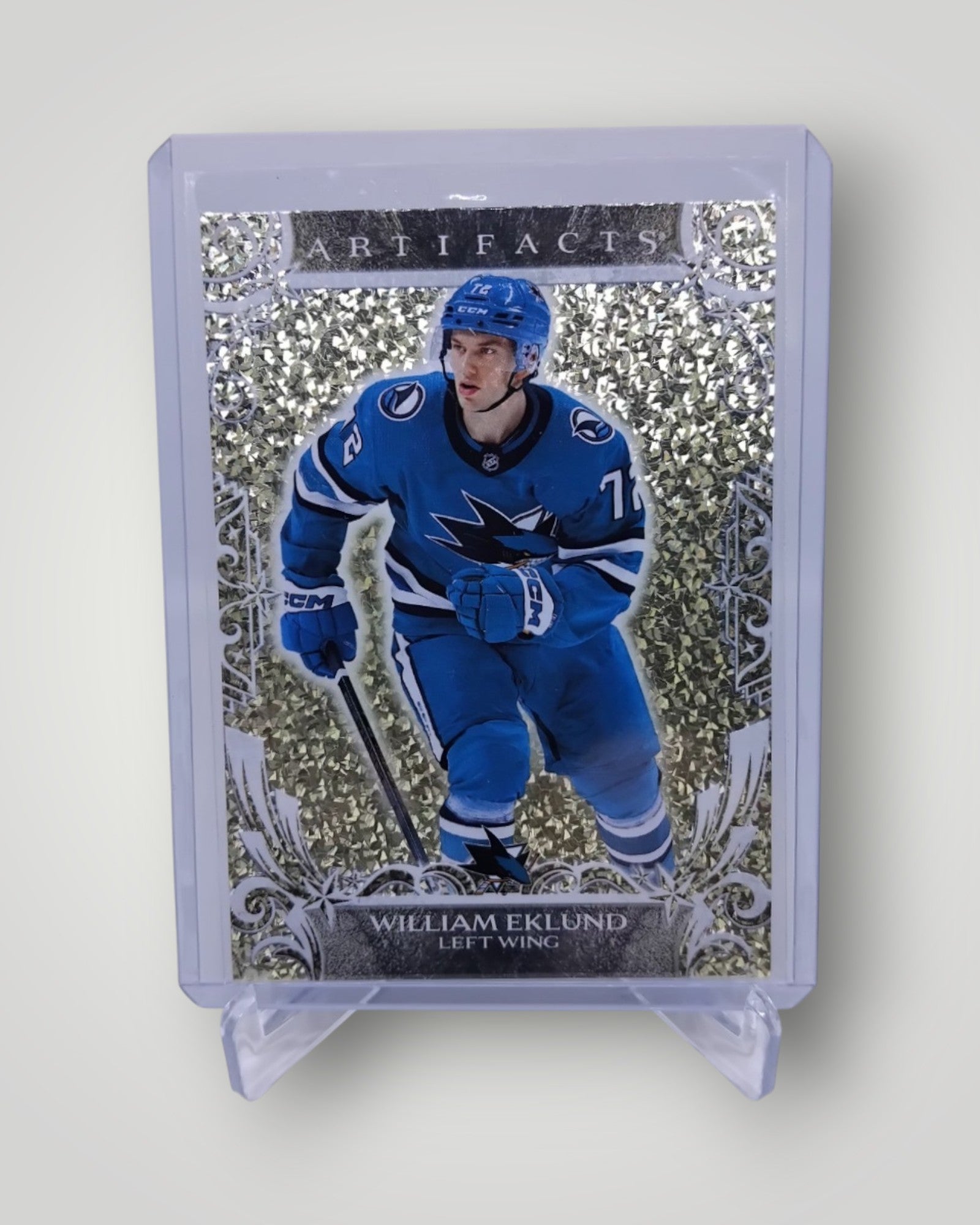 2024-25 Upper Deck Artifacts #132 William Eklund Gold Foilboard