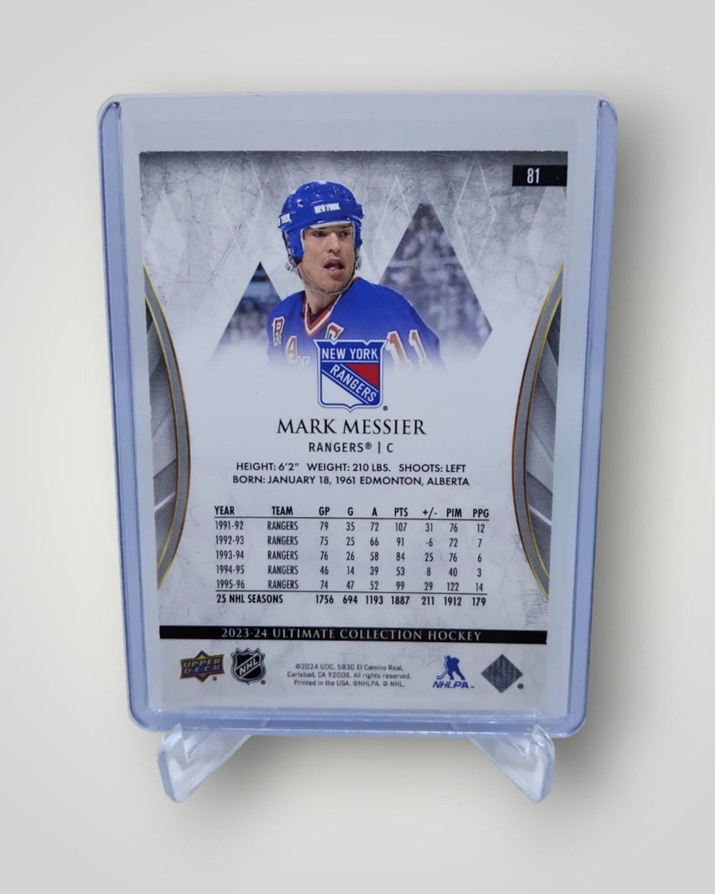 2023-24 Upper Deck Ultimate Collection #81 Mark Messier 05/99