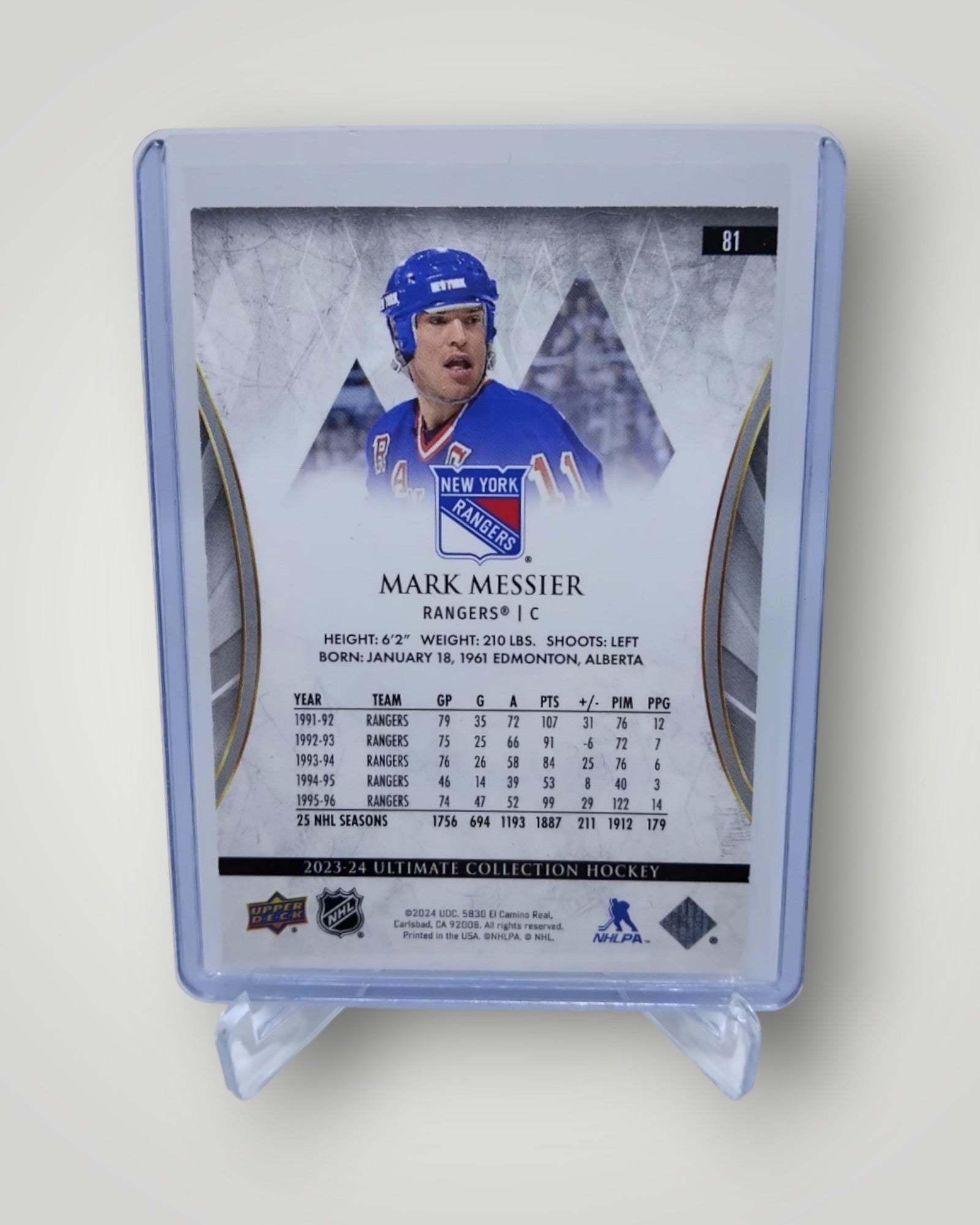 2023-24 Upper Deck Ultimate Collection #81 Mark Messier 05/99