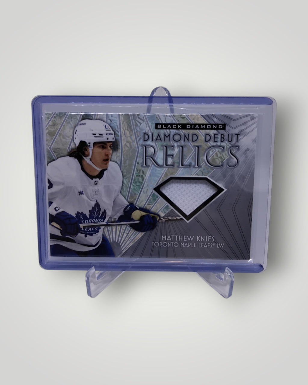 2023-24 Upper Deck Black Diamond DD-MK Matthew Knies Diamond Debut Relics